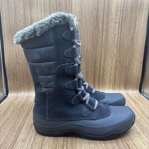 The North Face Nuptse Purna Lux II Primaloft 200g Faux Fur Women’s Blue Size 8.5